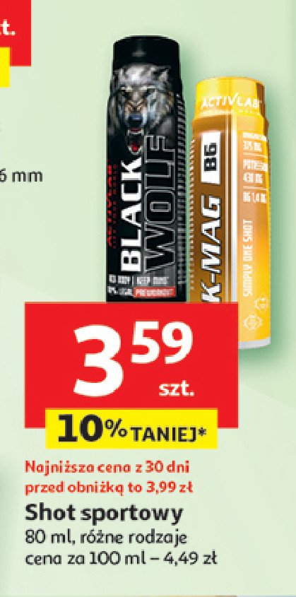 Shot k-mag b6 Activlab promocja w Auchan
