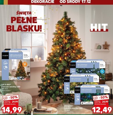 Łańcuch świetlny LED LIV & BO 100 diod, różne kolory promocja w Kaufland