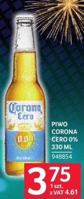 Piwo Corona Cero 0% 330 ml promocja w Selgros