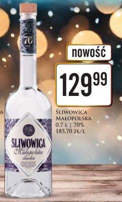 Śliwowica Małopolska 0.7L promocja w Dino