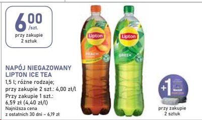 Napój niegazowany Lipton Ice Tea promocja w Stokrotka