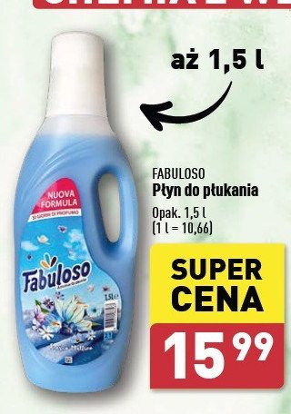 Płyn do płukania fresh morning Fabuloso promocja