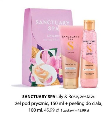 Zestaw SANCTUARY SPA Lily & Rose promocja w Hebe