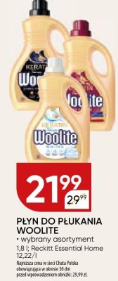 Płyn do płukania Woolite promocja w Chata Polska