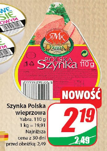 Szynka polska wieprzowa Yabra promocja