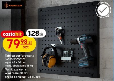 Tablica perforowana MAGNUSSON promocja w Castorama