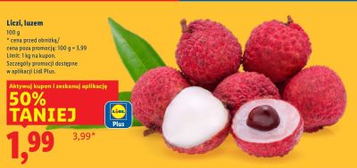 Liczi, luzem promocja w Lidl