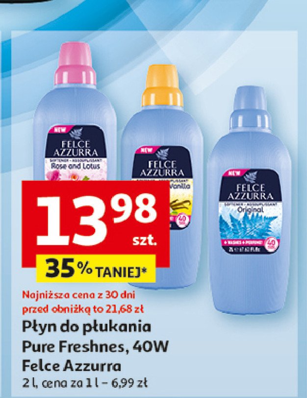 Płyn do płukania original Felce azzurra promocja