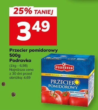 Przecier pomidorowy 500g Podravka promocja w Hitpol