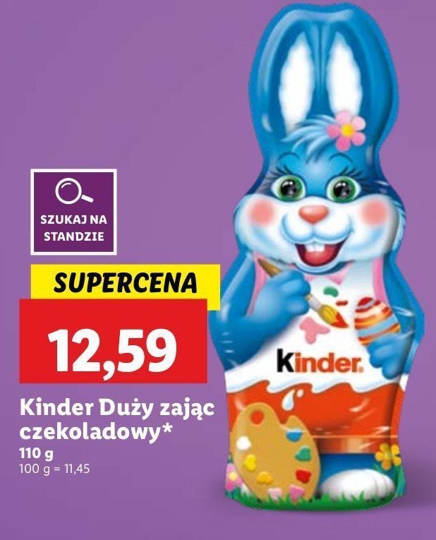 Zaj膮c wielkanocny Kinder promocja
