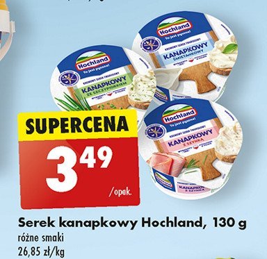 Serek z szynką Hochland kanapkowy promocja