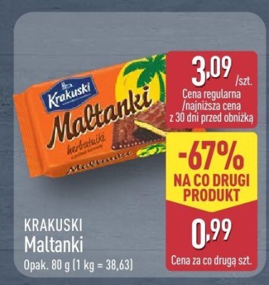 Ciastka Maltanki  promocja w Aldi