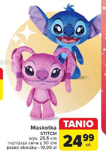 Maskotka stitch Simba promocja w Carrefour Market