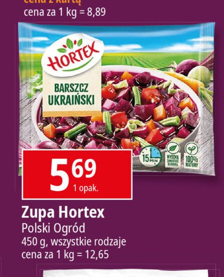 Barszcz ukraiński Hortex promocja w Leclerc