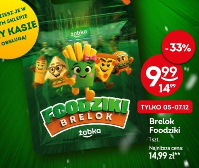Brelok Foodziki promocja w Żabka