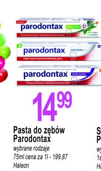 Pasta do zębów imbir, mięta & eukaliptus Parodontax herbal fresh promocja