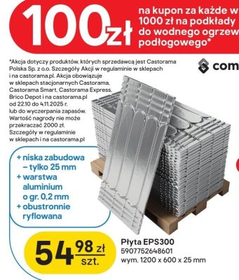 Płyta EPS300 promocja w Castorama