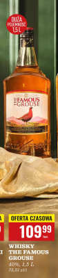 Whisky The Famous Grouse 40%, 1,5L promocja w Biedronka