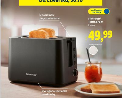 Toster 870W promocja w Lidl