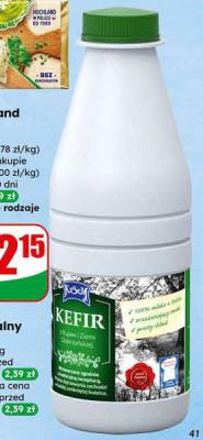 Kefir naturalny promocja w Dino