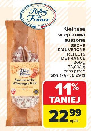 Kiełbasa wieprzowa suszona Reflets de france promocja