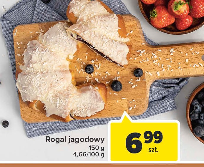 Rogal jagodowy promocja