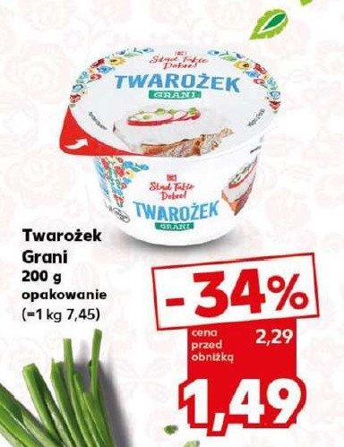 Twarożek grani naturalny K-classic promocja