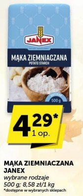 Mąka ziemniaczana Janex promocja w Euro Sklep
