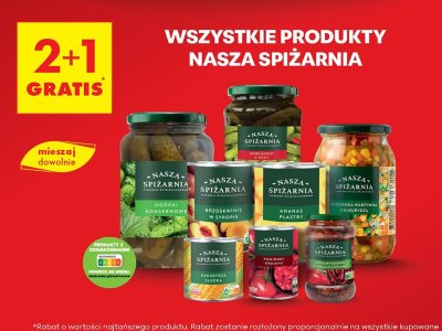 Ogórki konserwowe  promocja w Biedronka