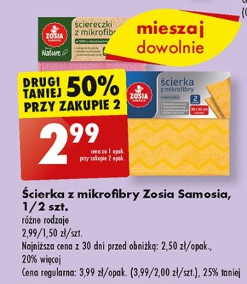 Ścierka z mikrofibry do podłogi Zosia samosia promocja
