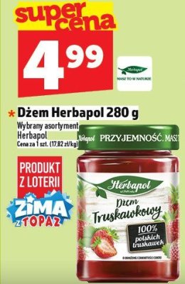 Dżem Herbapol 280 g promocja w TOPAZ