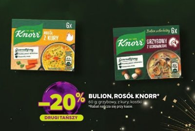Rosół z kury Knorr promocja w Stokrotka