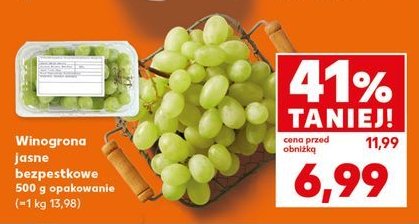 Winogrona bia艂e promocja