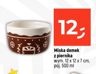 Miska domek z piernika promocja w Dealz