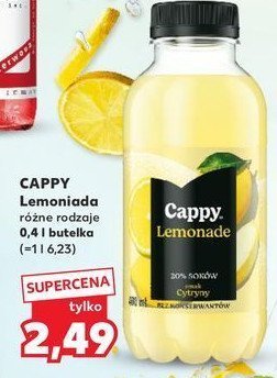 Lemoniada cytryna Cappy promocja w Supeco