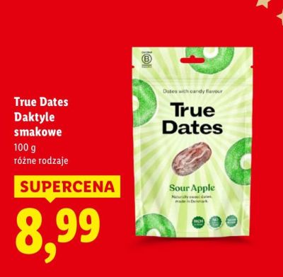 True Dates Daktyle smakowe 100 g promocja w Lidl