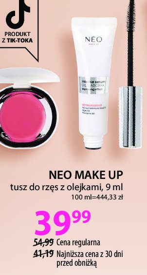 Serum do rzęs z olejkiem Neo make up promocja w Hebe