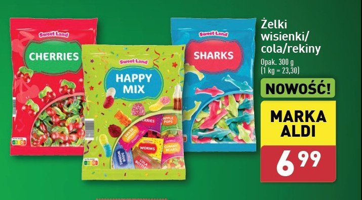 Żelki happy mix Sweetland promocja