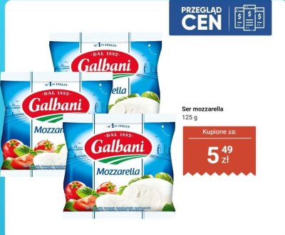 Ser mozzarella Galbani promocja w Dino