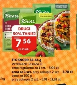 Chili con carne Knorr fix promocja