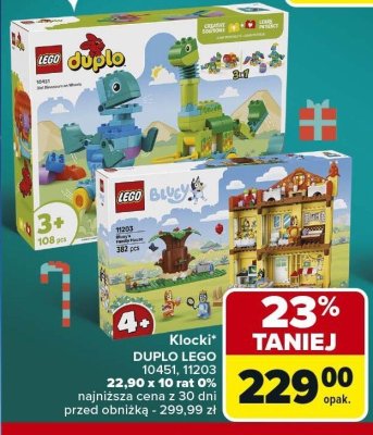 Klocki LEGO DUPLO 10451, 11203 promocja w Carrefour