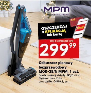 Odkurzacz pionowy bezprzewodowy MOD-38/M MPM, 1 szt. promocja w Twój Market
