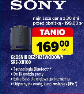 Głośnik srs-xb100 Sony promocja w Carrefour