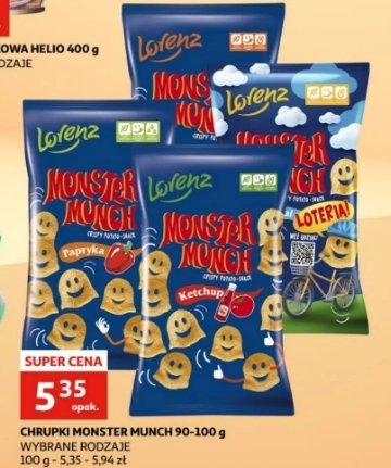 Chrupki paprykowe Lorenz monster munch promocja