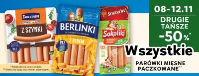 Parówki Tarczyński 7 Szynki z Szynki promocja w Stokrotka