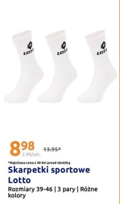 Skarpetki sportowe 3 pary promocja w Action