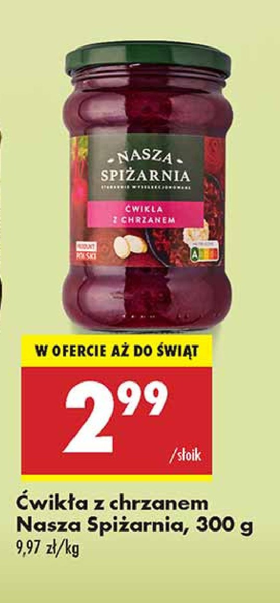 Ćwikła z chrzanem Nasza spiżarnia promocja