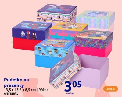 Pudełko na prezenty różne warianty promocja w Action
