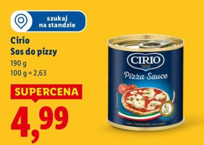 Sos do pizzy  promocja w Lidl