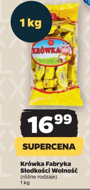 Krówka mleczna Wolność promocja